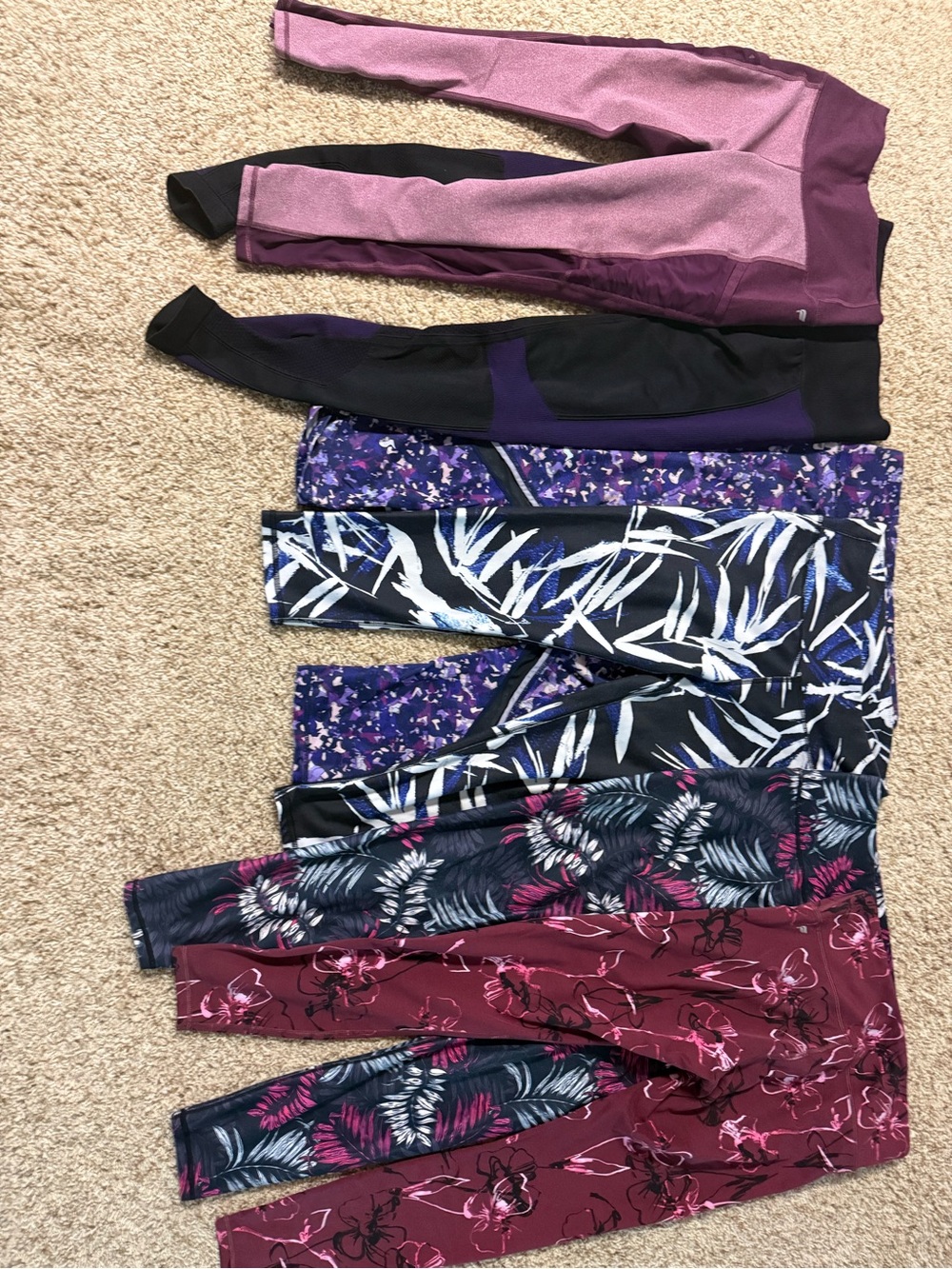 fabletics women’s size small active leggings bundle 6 pairs